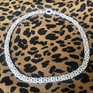 Sterling Silver Choker style necklace